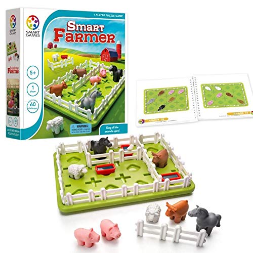 Smart Games-Order Op Boerderij, Educatief Spel, Kinderen Speelgoed, Multicolor (Lúdilo SG091ES)