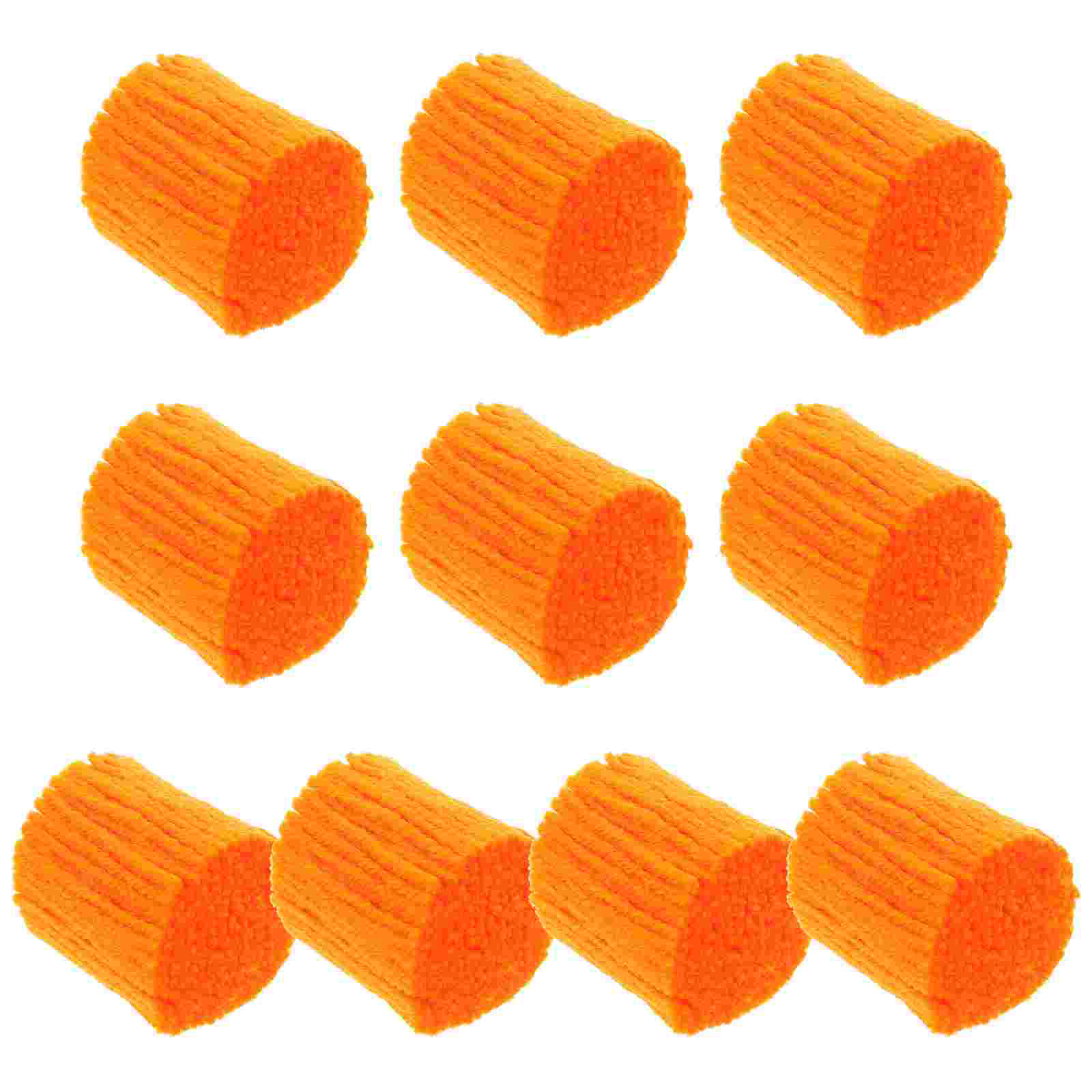 10 Rolls Yarns Knotted Rug Yarn Hook Rug Yarn Yarn Sewing Knitting Tools for Men Crafters: Orange