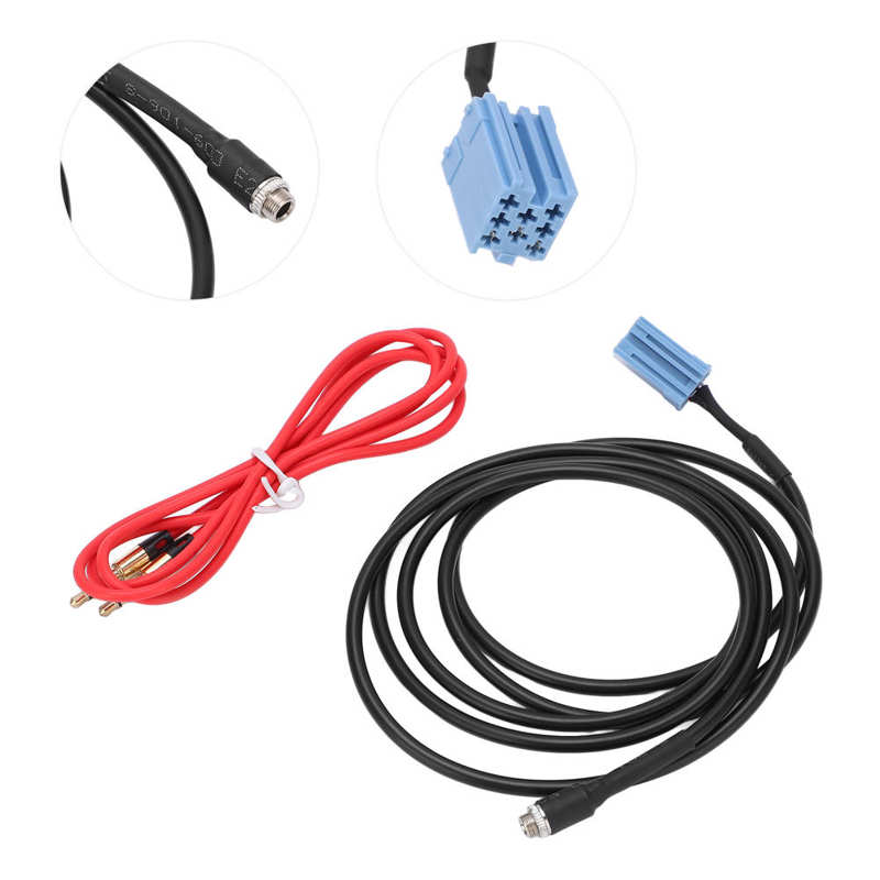 AUX Cable Auxiliary Audio Cable Multiple Formats for Car Radio Stereo MP3 Player Replacement for Seat