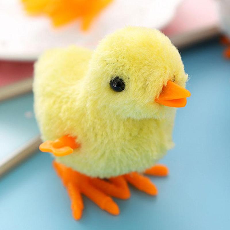2Pcs Funny Wind-Up Hopping Springen Kip Clockwork Kip Kinderen Kinderen Jump Lopen Kinderen Speelgoed Hersenen Spel f0O3