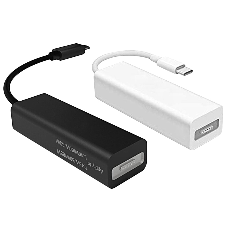 -Usb C Magsafe Adapter, Type C To Magsafe 1&2 Converter Adapter Charge, Compatible With For Macbook Pro/Air And Any Usb C Dev