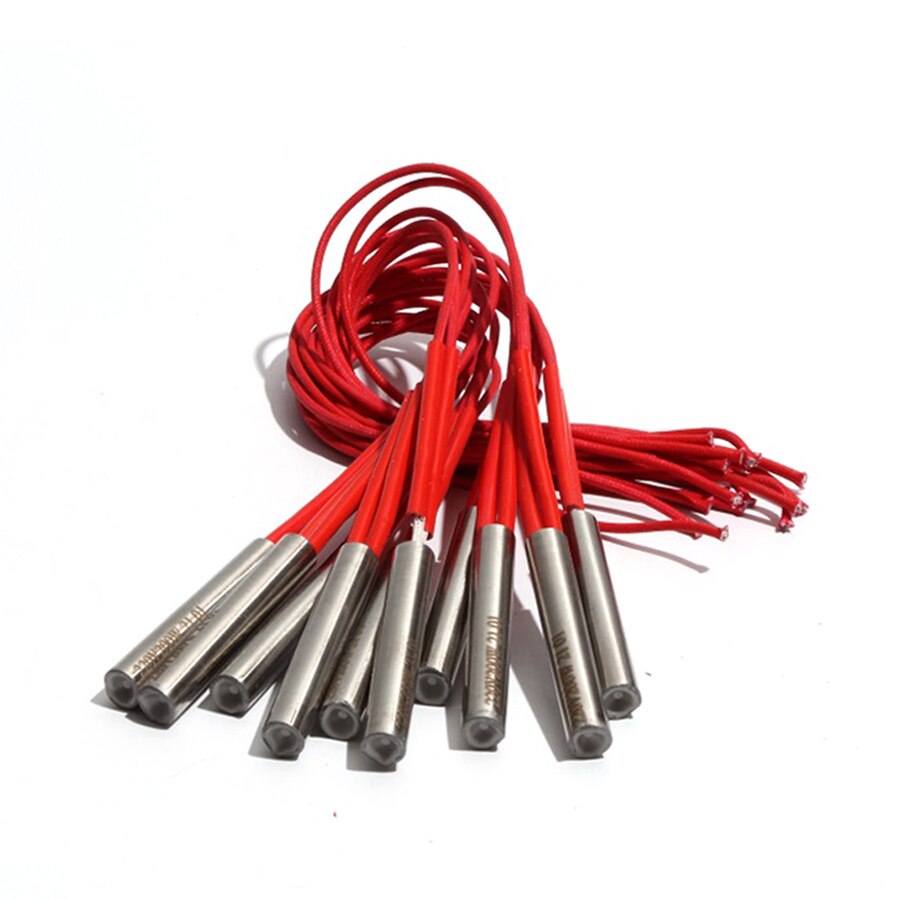 Cartouche chauffante double tête haute densité, 14mm 38 ~ 48mm, 10 pièces, 110V/220V/380V, 130W/140W/150W/160W