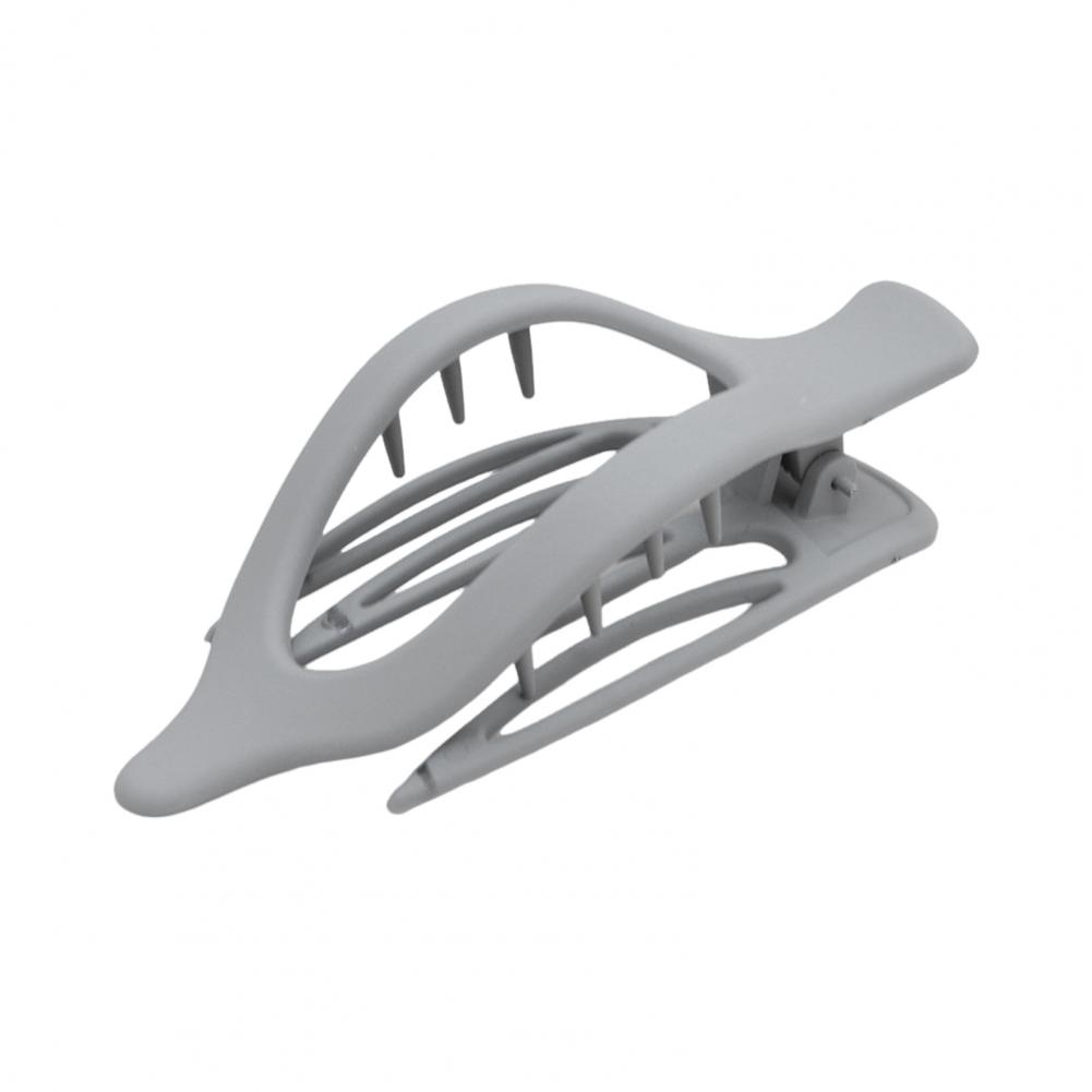 Pinza para el pelo para mujer con forma de hoja, pasador antideslizante para el pelo, soporte para el pelo para la cabeza trasera, accesorio para el cabello fácil de usar, horquilla Ouiкладка: Rojo