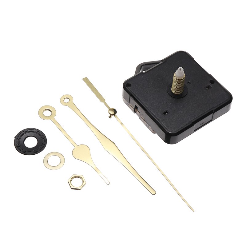 Vintage Quartz Klok Movement Mechanism DIY Muur Lange Spindel Goud Hand Klok Vervanging Tool Kit MAYITR