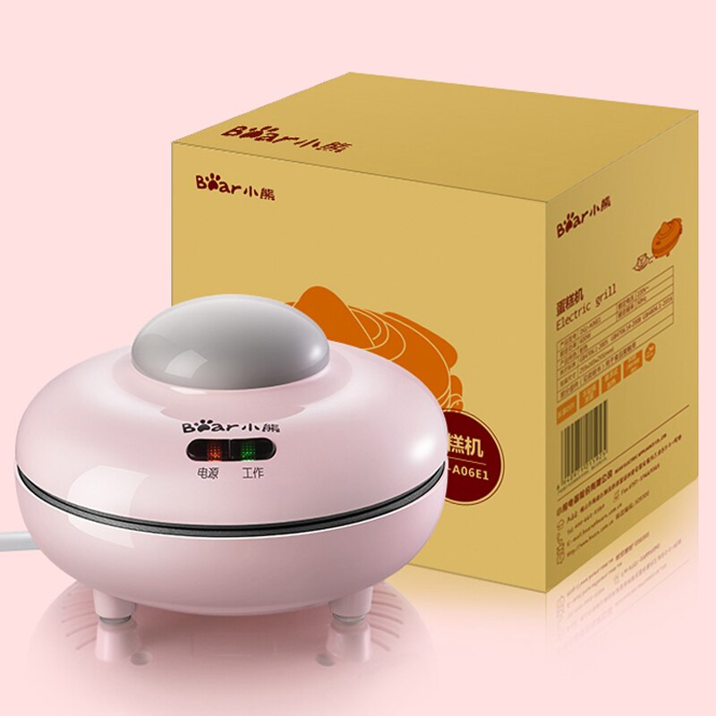 Electrical Household Cartoon Cake Machine Mini Cake Machine Non-Stick Model Pink Cute Double-Sided Constant Temperature Baking