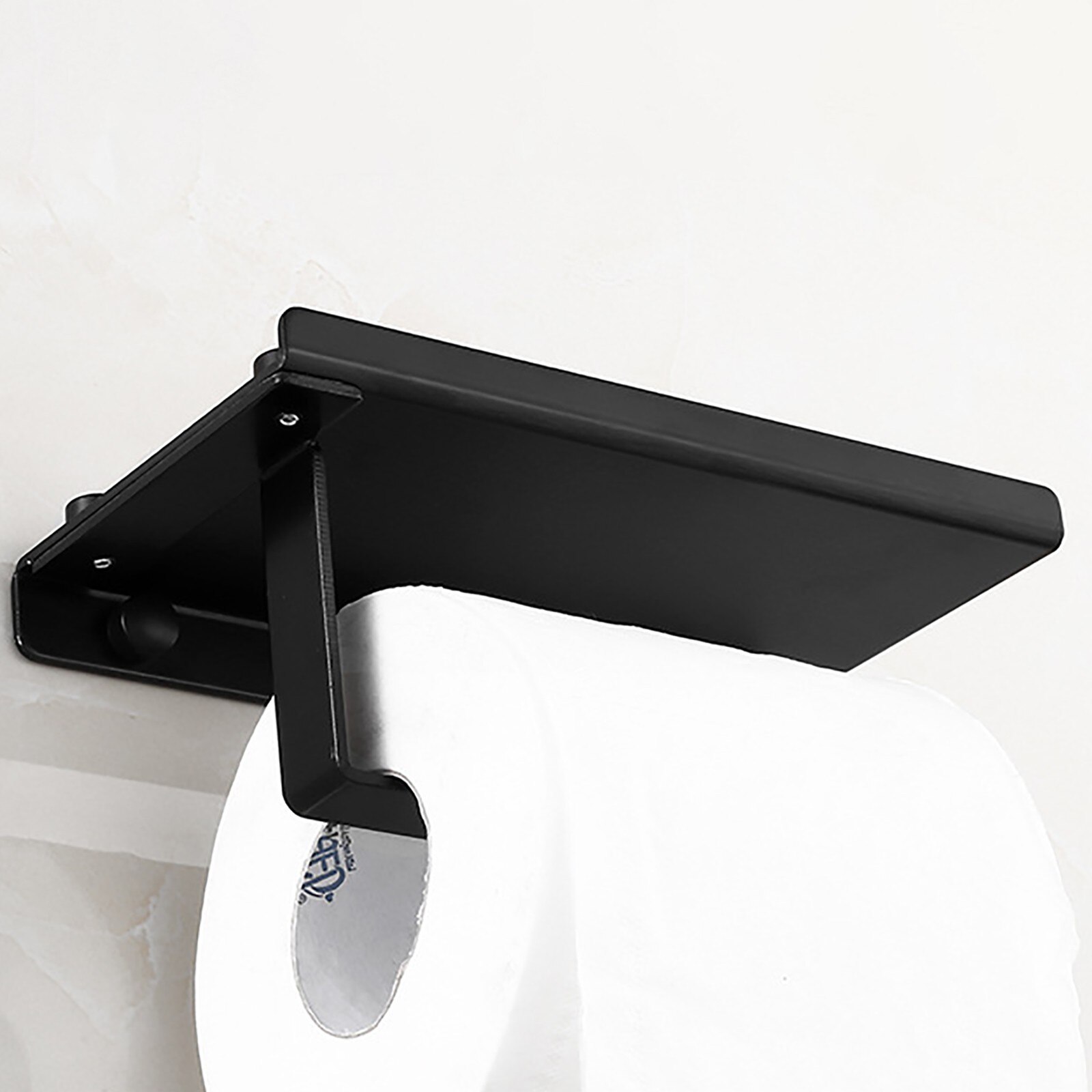 Wall Mount Punch-Gratis Rvs Badkamer Toilet Tissue Houder Papieren Handdoek Houder Rolling Toiletrolhouder # Yj