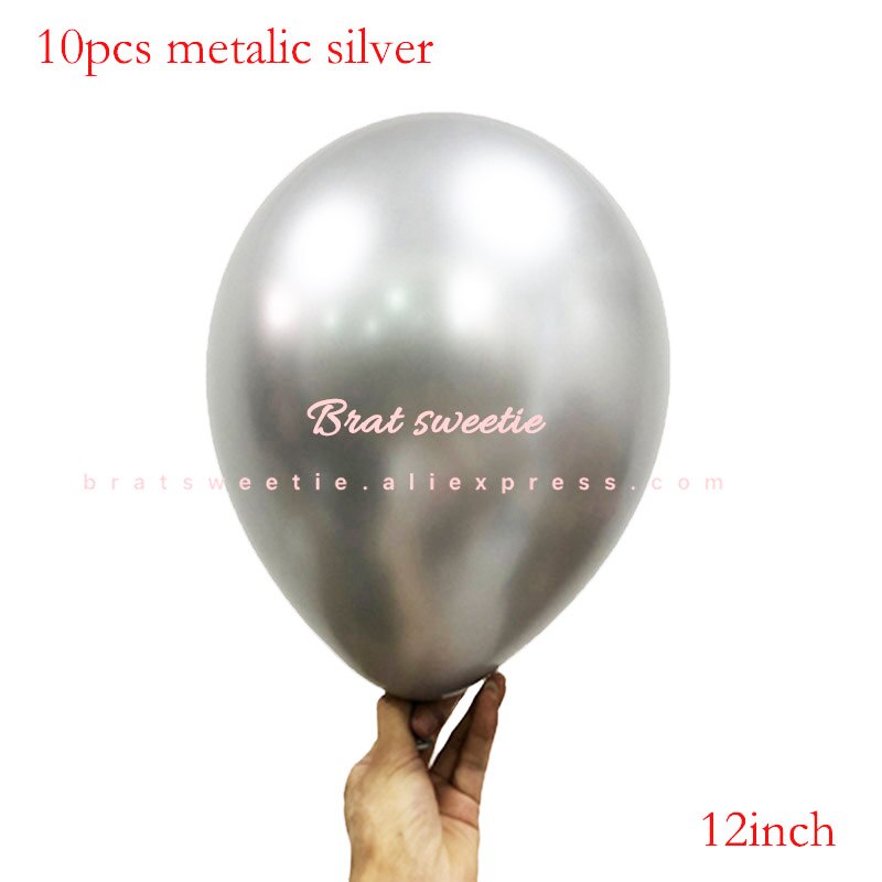 Unicorn Balloon Stand Holder Decoration Balloon Column Base Stand and Pole Ring Clip Kit Birthday Party Decorations Kids: 10pc metallic silver