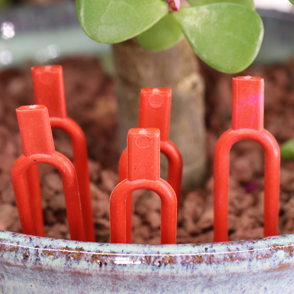 50PCS Plant Stem Stolon Fixator 55MM 65MM Garden Strawberry Planting Fork Watermelon Fastening Fixture Clamp Clip Plant Support