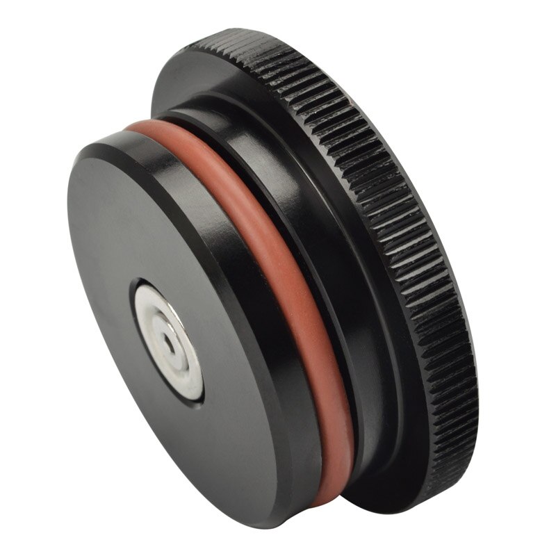 SPEEDWOW Diesel Fuel Cap Magnetic Ram Billet Aluminum Fuel Truck Permanent Cap for Dodge 2 Colors