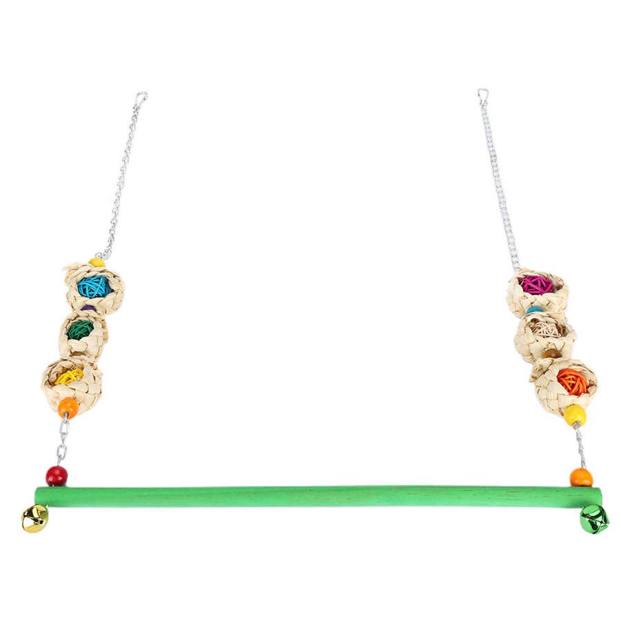 Swing Pet Swing Large Swing Wooden Safety Toy Pet Chicken Toy Chewing for Parrots Pets