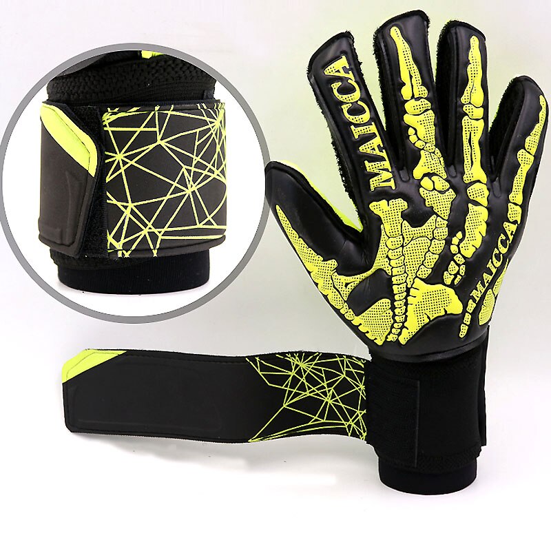 Guantes de portero de fútbol para niños y adultos, protección suave para los dedos, de látex, grueso,