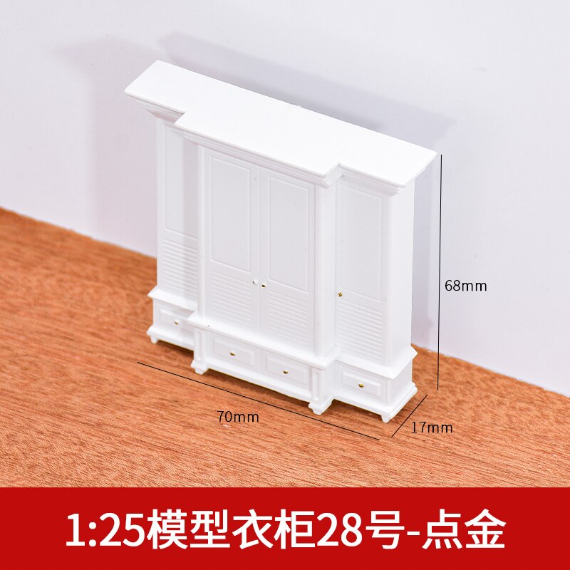 1pcs 1/25 1/30 1/50 1/75 scale Dollhouse mini Mobili In Miniatura casa di Bambola accessori In Plastica Book Shelf: 7