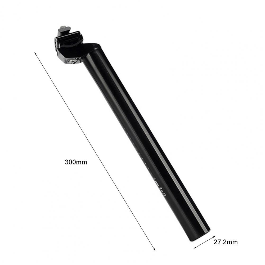 1 pc Bicycle seat post Aluminium alloy black lightweight seat post Strong and fit seat cushion bicycle seat post quick release