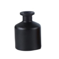 1 pçs/5pcs 50ml difusor de fragrância garrafa presentes de festa recipiente de vidro reed difusor de óleo essencial garrafa difusores de óleo varas: Matt Black