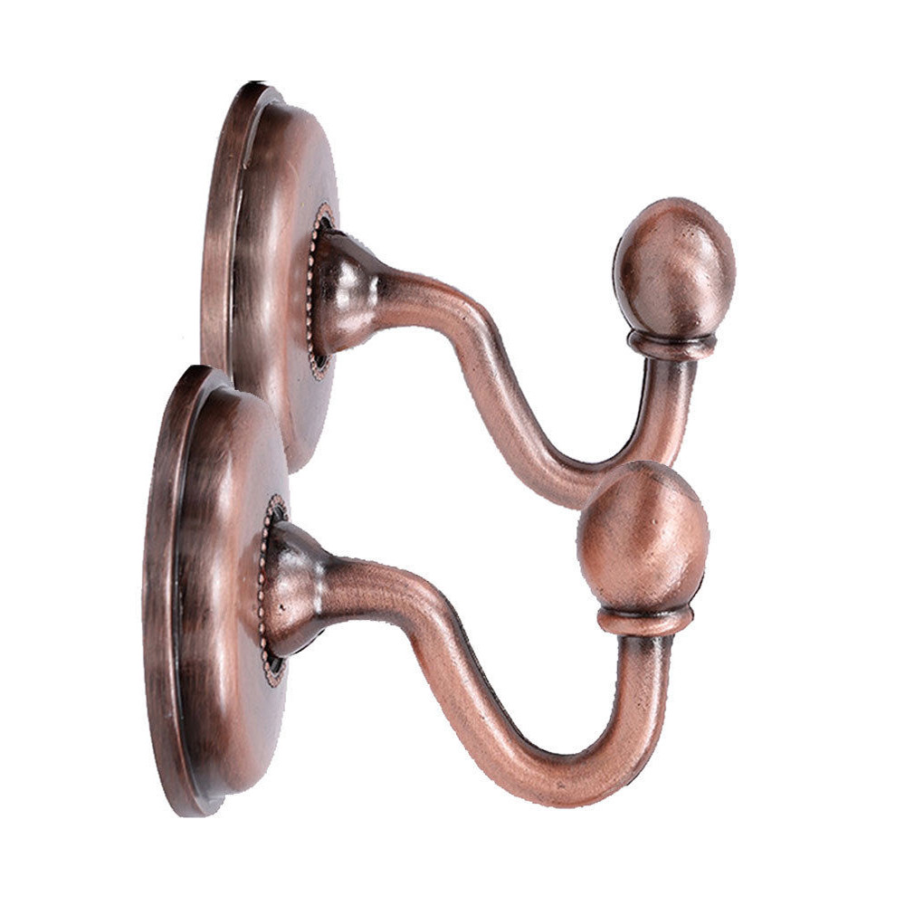2x Metal Curtain Holdback hooks Wall Tie Back Hook Hanger Holder exquisite decoration forja de puerta hierro