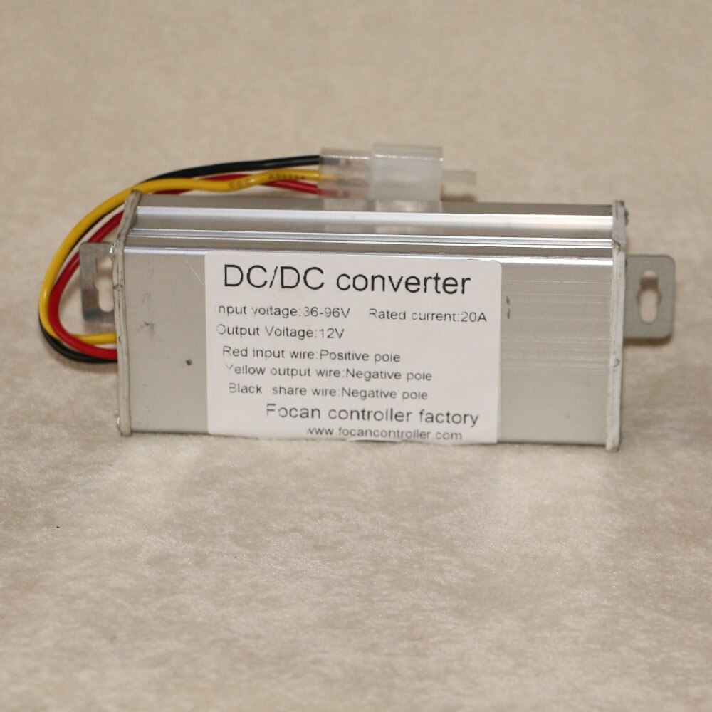 36v/48v/60v/72v/80v/96v/120v to 12v 20a dc /dc converter til elbil /bilbatteri