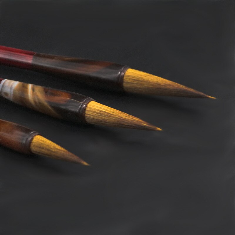 EZONE 1PC Chinese Calligraphy Brush Pen Artist Painting Writing Drawing Brush S/M/L Size Students Watercolor Brush