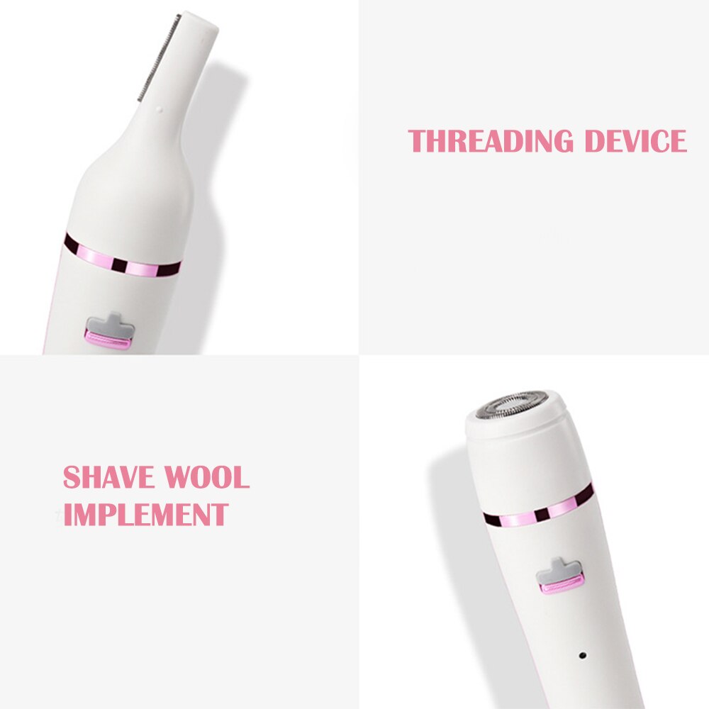 Kemei KM-2189 Electric Facial Cleansing Masage Brush 7 IN 1 Electric Female Epilator Waterproof Women's Shaver Facial Care Tool