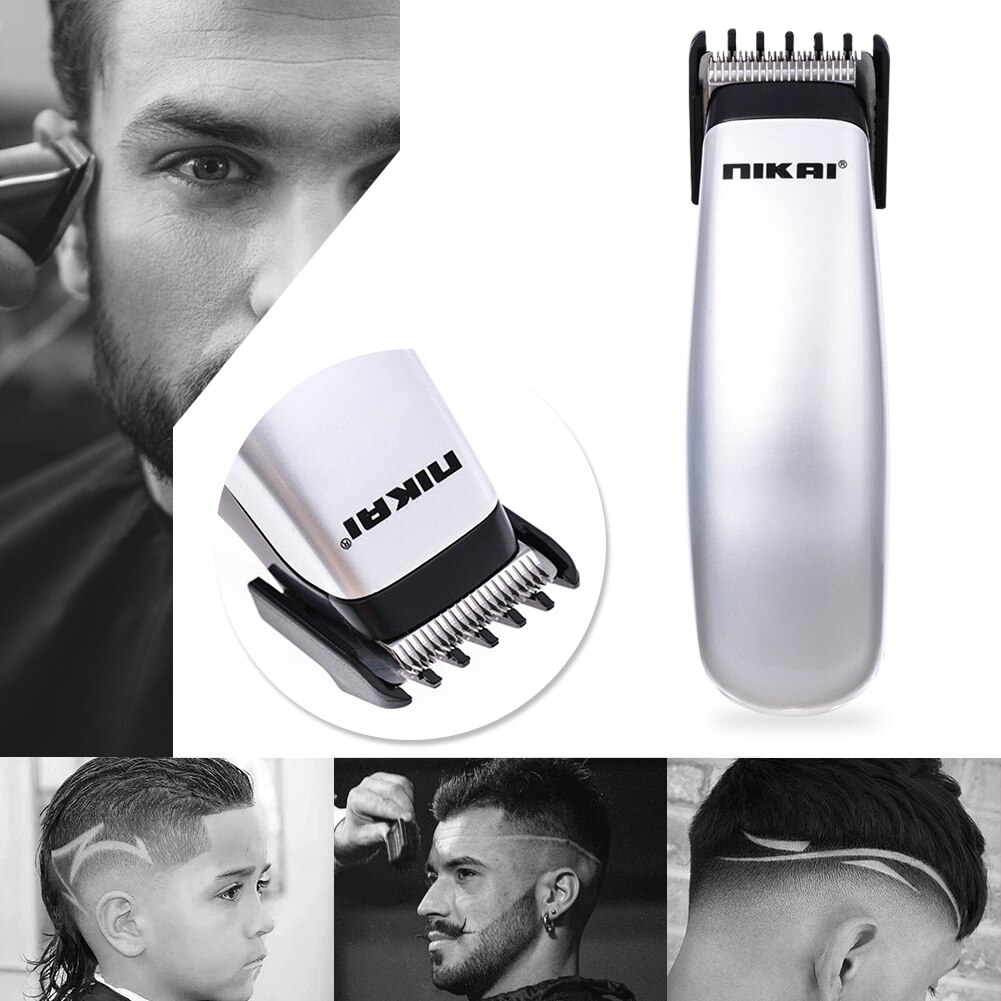 Battery Powered Hair Clipper Mini Electric Trimmer Cutter Home Barber Hairdress Hair Cutting Machine