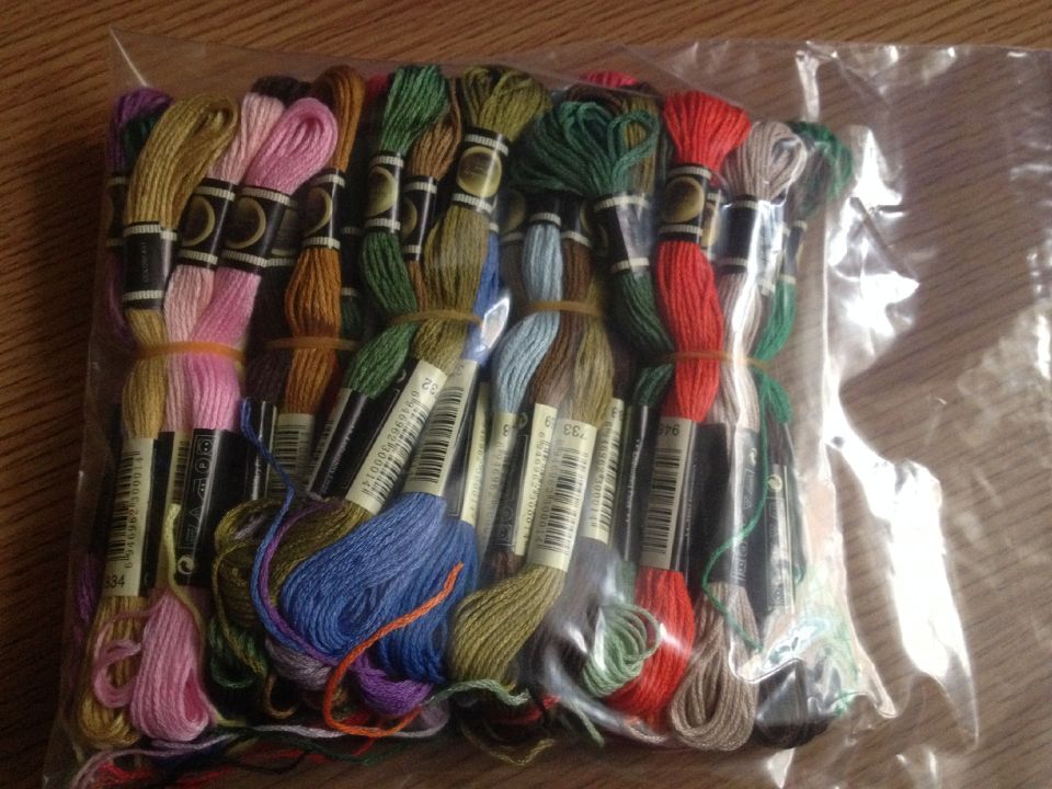 10/20/30/50/100/200/300/447/600 Similar DMC threads 447 Pieces Embroidery Cross Stitch Floss Thread 6 Strand your color