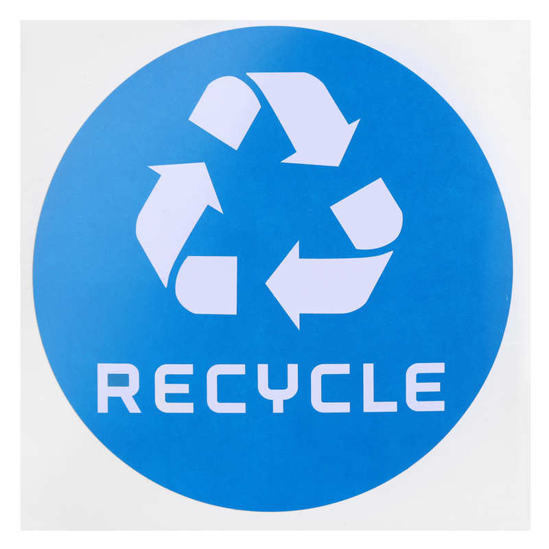 60 Teile/satz Müll Aufkleber Müll Etikett Runde recyceln Müll Kompost Aufkleber Aufkleber für Müll Dosen Müll Container Recycling Mülleimer