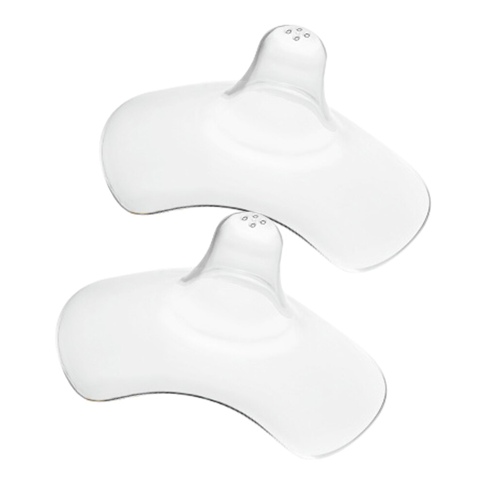 2pcs/set Pacifiers Nipple Shield Easy Clean Soft Silicone Protection Cover For Breastfeeding Milk Extractor Materinity Supply