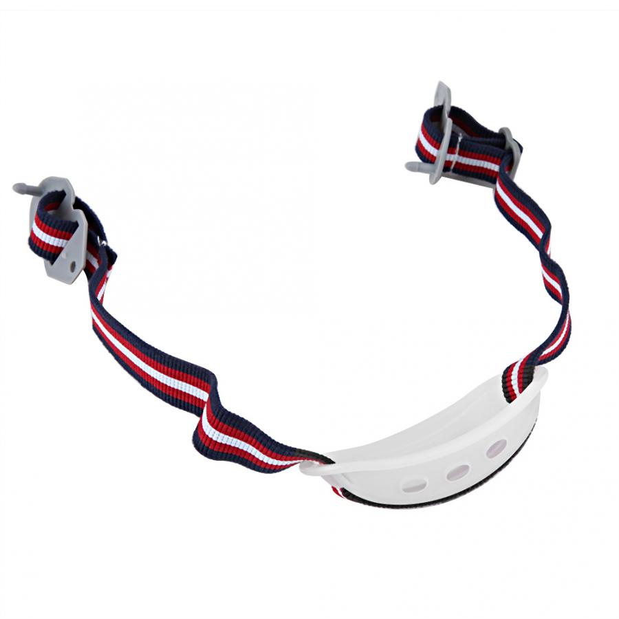 Hard Hat Chin Strap Safety Construction White Detachable Sling for Helmet Lower Jaw Detachable cup jaw band elastic braid band