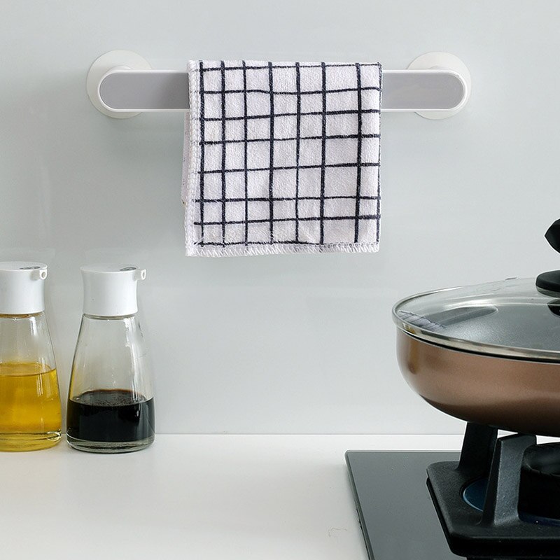 Håndkleholder veggmontert håndklehenger stansefri baderomshåndklestativ håndkleholder for baderom kjøkkenstativhenger