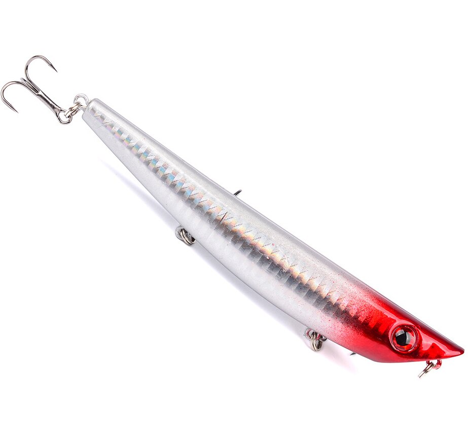 17g/12cm Popper Fishing Lures Topwater Fishing Lure Artificial: b