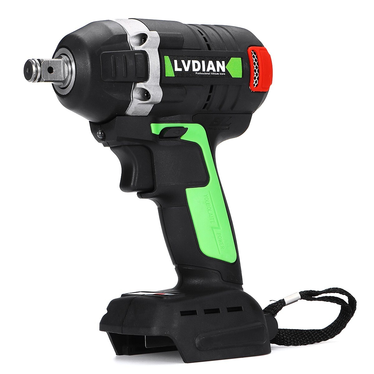 LVDIAN-llave de impacto sin escobillas para Makita, 680NM inalámbrica de herramienta eléctrica, 1/2 pulgadas, adecuada para batería Makita