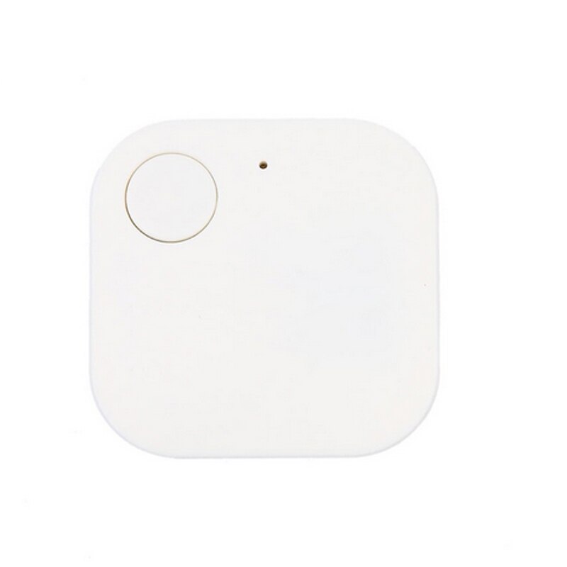 Mini rastreador inteligente con Bluetooth para niños, antipérdida buscador inteligente de llaves, GPS, BG, para iOS, Android, de bolsillo, inalámbrico,: White