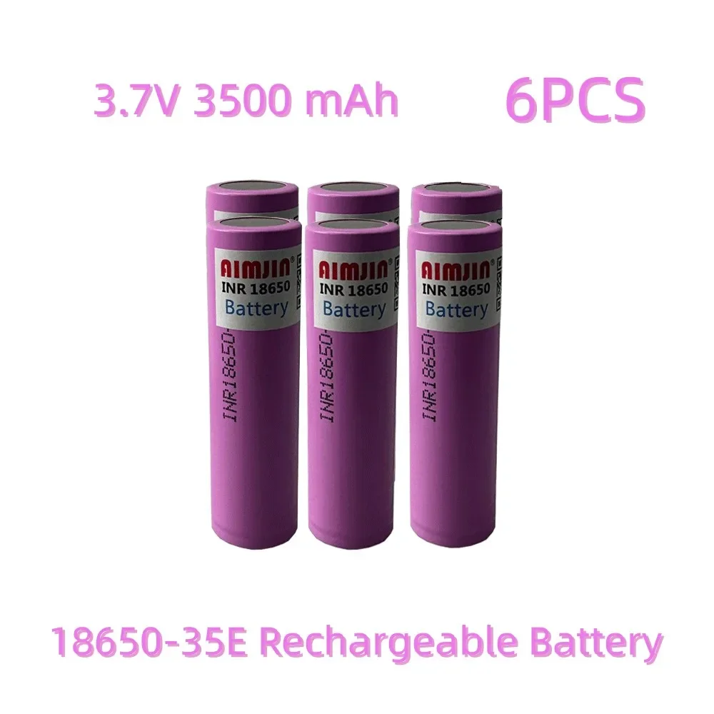 35E original power 18650 lithium battery 3500mAh 3.7v 25A high power INR18650 for electrical tools Full capacity: GRAY