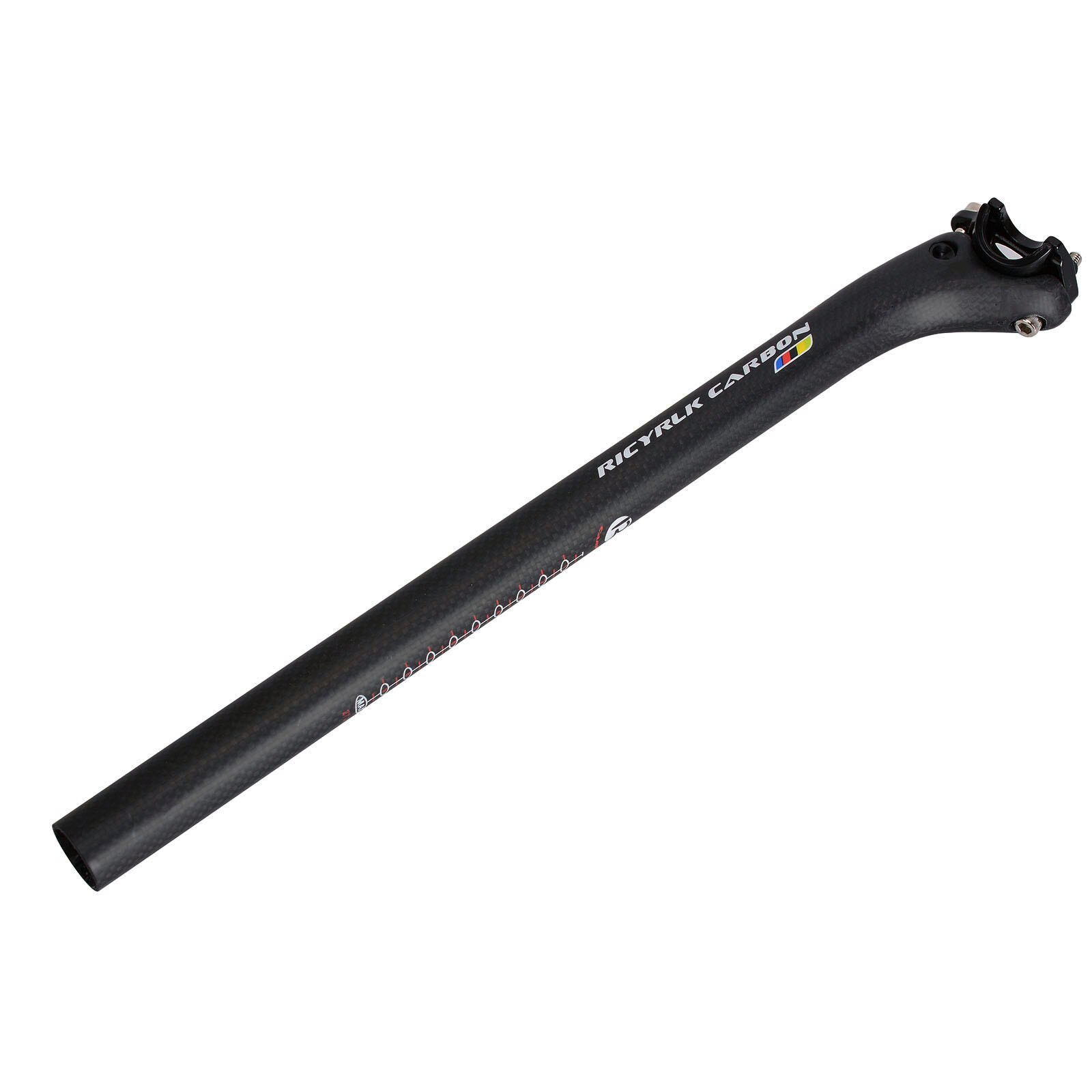 Carbon Fiber Bicycle Seatpost MTB Seat Post Road Bike SeatPost Offset 20mm Bicycle Parts 27.2/30.8/31.6*350/400mm