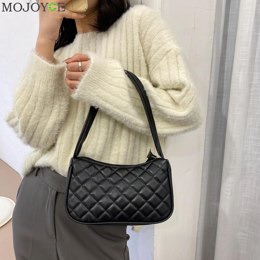 Einfach Umhängetaschen Unterarm Schulter Umhängetasche PU Leder Weiche Taschen Dame Kette Reise Kleine Handtaschen für Frauen