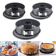 Urijk 7 zoll Nicht-Stock Kohlenstoff Stahl Springform Pfanne Kürbis Pfanne Runde Kuchen Pfanne Backformen Kuchen Backen Formen Küche liefert