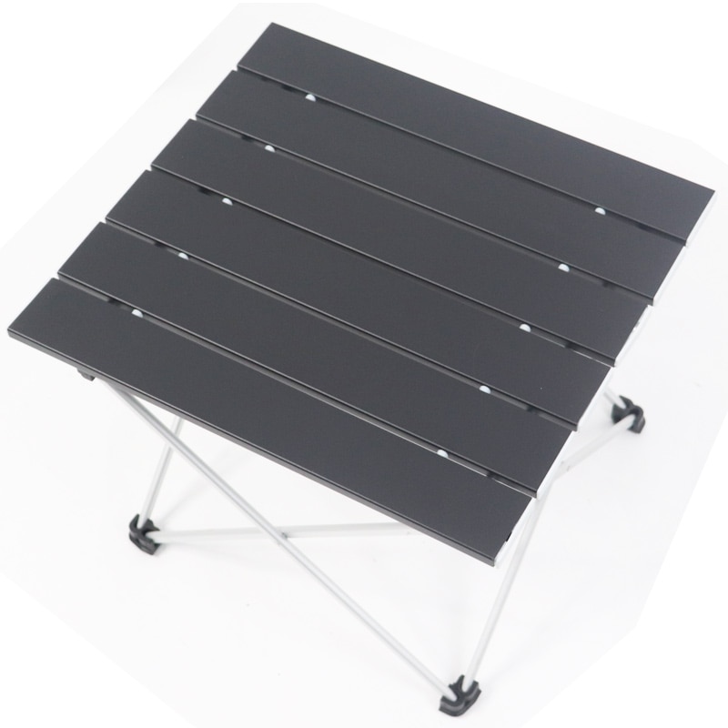 Kleine opvouwbare kampeertafel draagbare strandtafel - opvouwbare picknicktafel in een tas