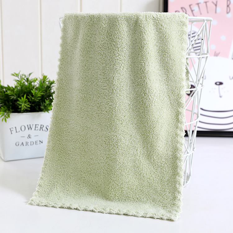 Ręcznik robić twarzy z mikrofibry, chłonny, miękki ręcznik, miękka, szybkoschnąca myjka: Jasnozielony