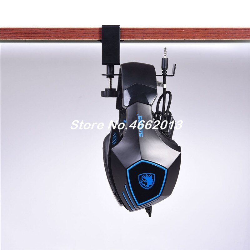 2 stks/partij Internet cafe headset beugel esport gaming headset accessoires 360 graden draaibare metalen oortelefoon haak