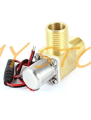 1/2"BSP Male Thread Single Way Water Inlet Electric Pulse Solenoid Valve DC 4.5V-6V 500mA Urinal Gardening Sanitary fittings