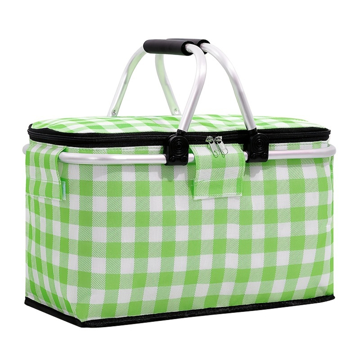 Mir de Rangement Isolé pour l'Extérieur, Pliable, Pack de Glace, (40x23x20), 1 Pièce: green