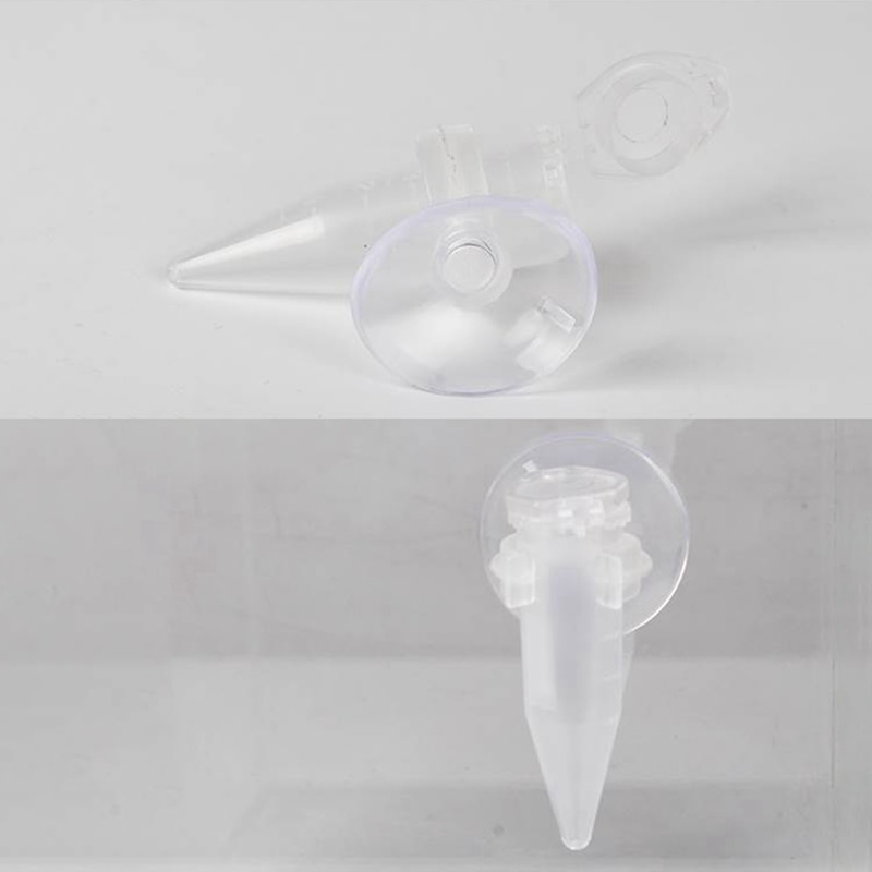 Automatic Cone Plastic Feeder Aquarium Fish Tank Tapered Fish Feeding Feeder Funnel Cup Fish Food Feed Tool With Suction Cup