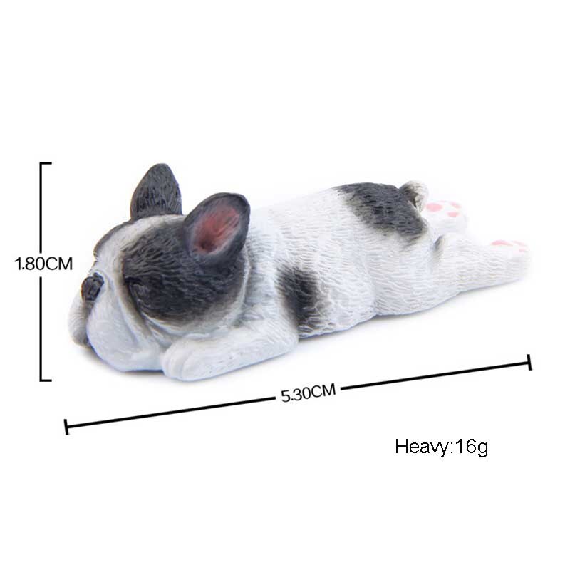 Söpö nukkuva jääkaappimagneetit eläin uninen sarja kawaii corgi koirat shiba inu pvc hahmot lelut koriste jääkaappi tahna: 3