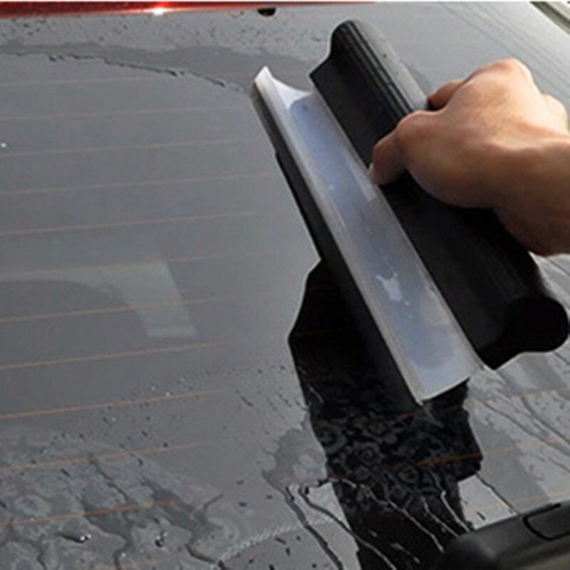 Bil silikone bord vinduesviskerblad word board vindue skraber visker vask værktøj is skovl bil rengøring styling tilbehør