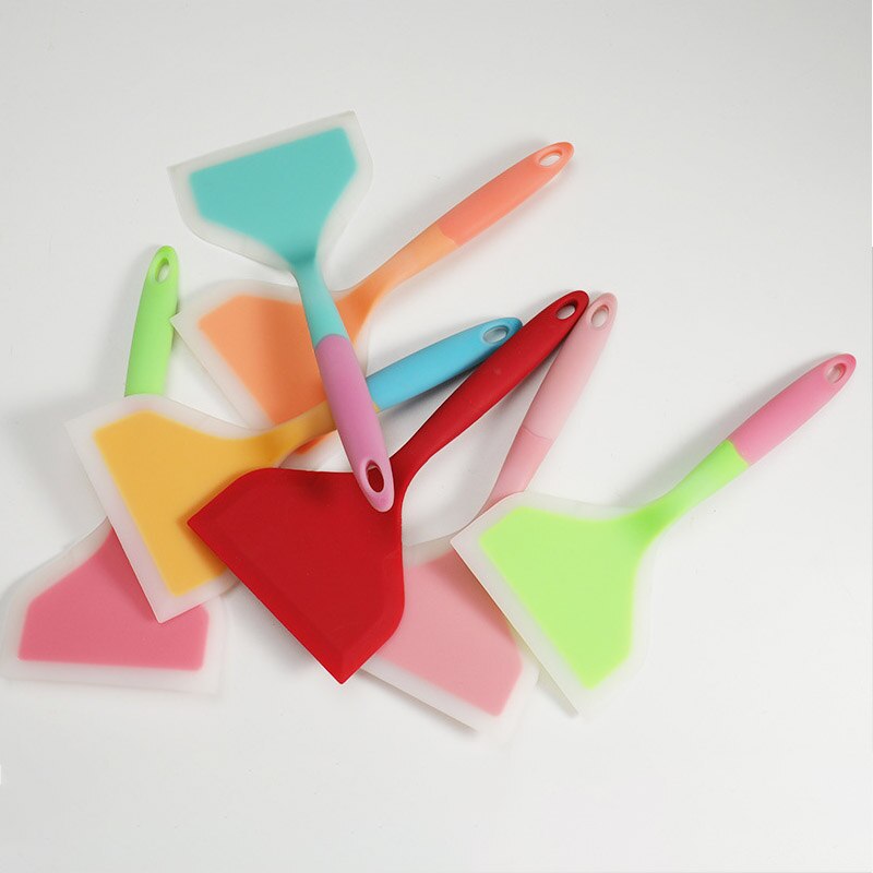 Espátula antiadherente para cocina, utensilios de cocina de silicona con gancho, 1 Uds.