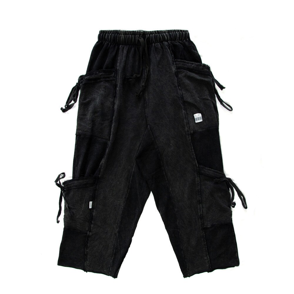 Uncledonjm multi-lomme bukser menn ins gate bred ben bukser bf lat løs uformelt pantsbaggy pantship hopp ln -gx1