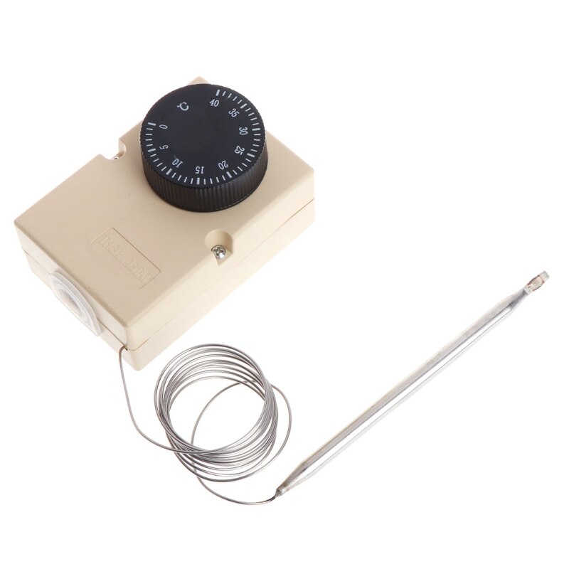 AC220V Temperature Switch Capillary Thermostat Controller w waterproof box
