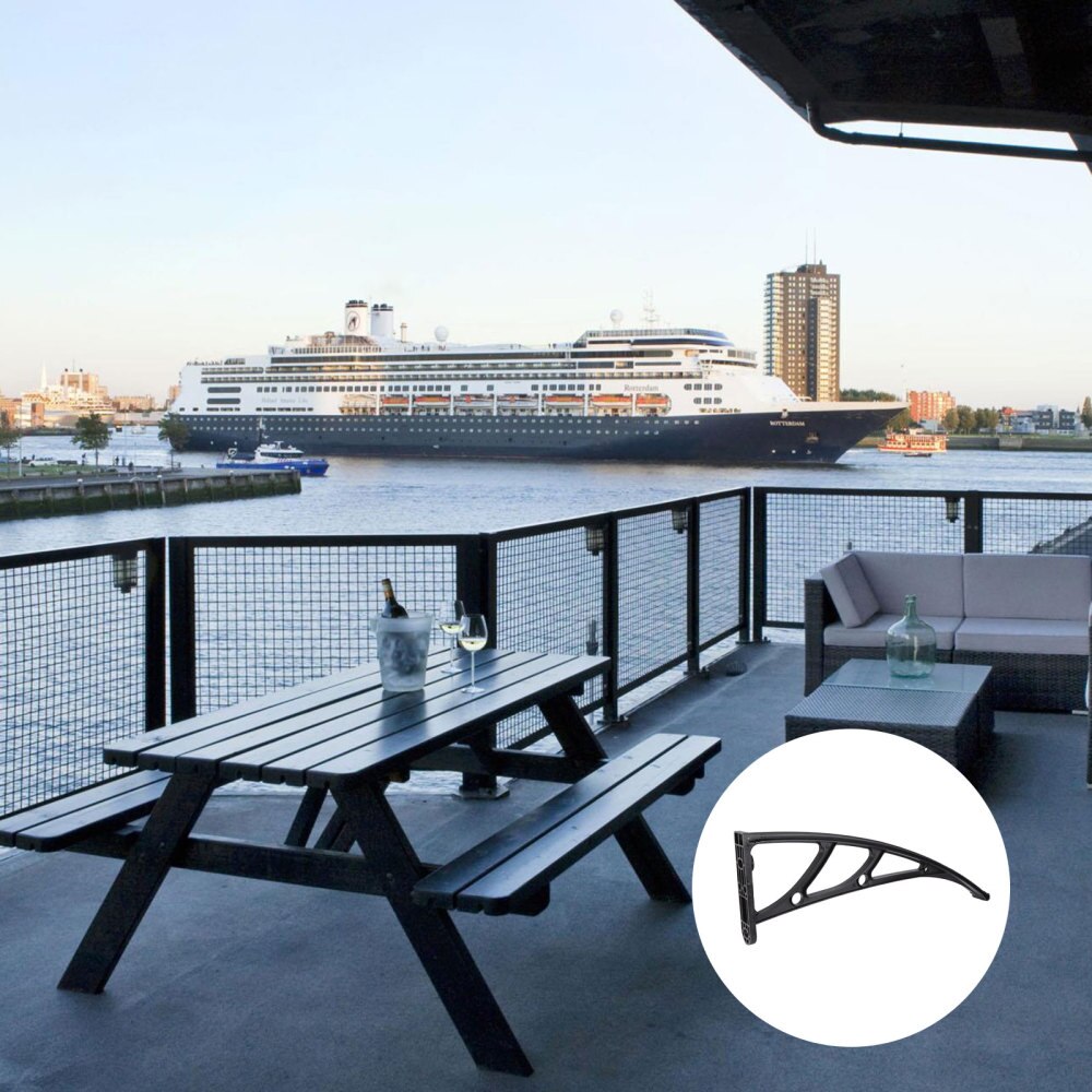 3 Pcs Balcony Canopy Support Bracket Awning Fixing Holder Awning Support Tool