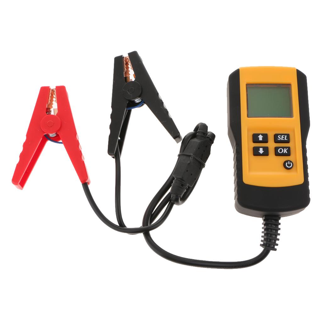 Automotive Battery Tester - Charging System and Battery Load Tester Analyzer 0-1995 CCA for 12V Cars/SUVs/ Trucks