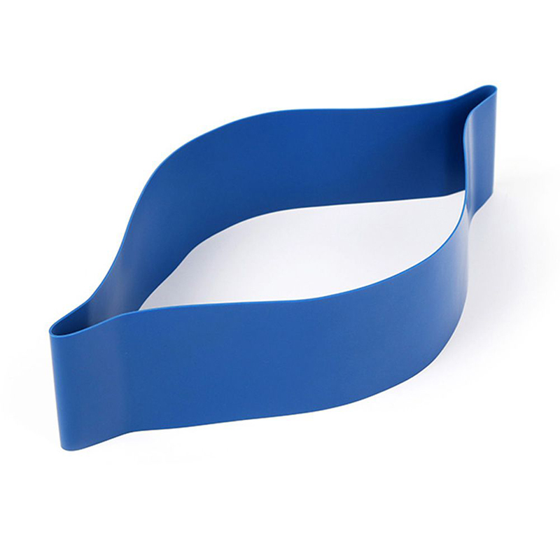 Sports Yoga Resistance Rubber Bands Fitness Elastic Bands Gym Strength Training Pilates Latex Elastic Bands: Blue