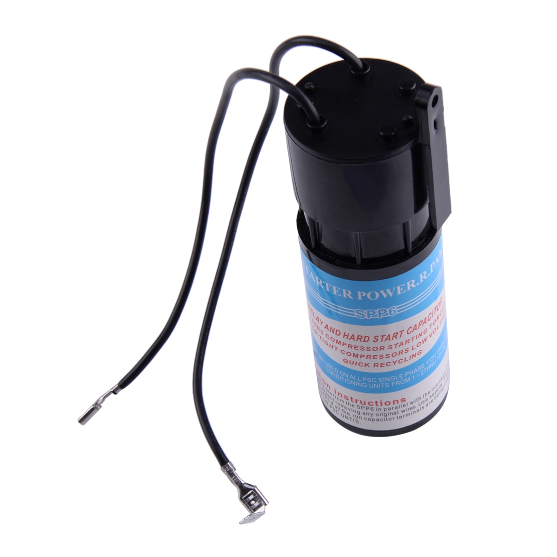 SPP6 Hard Start Run Capacitor Increases Torque for Supco Relay 1/2HP-10HP